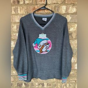 Buc-ees Embroidered Christmas Holiday Ornament Sweatshirt Size XS
